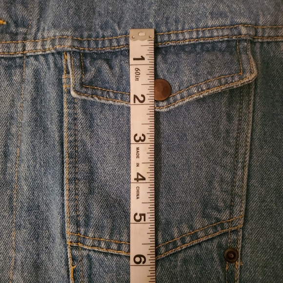 Expressions Button Up Jean Jacket - Picture 9 of 15